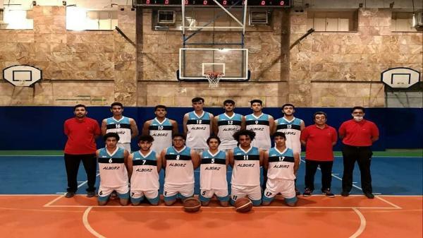 صدرنشینی تیم بسکتبال جوانان البرز در مسابقات قهرمانی کشور